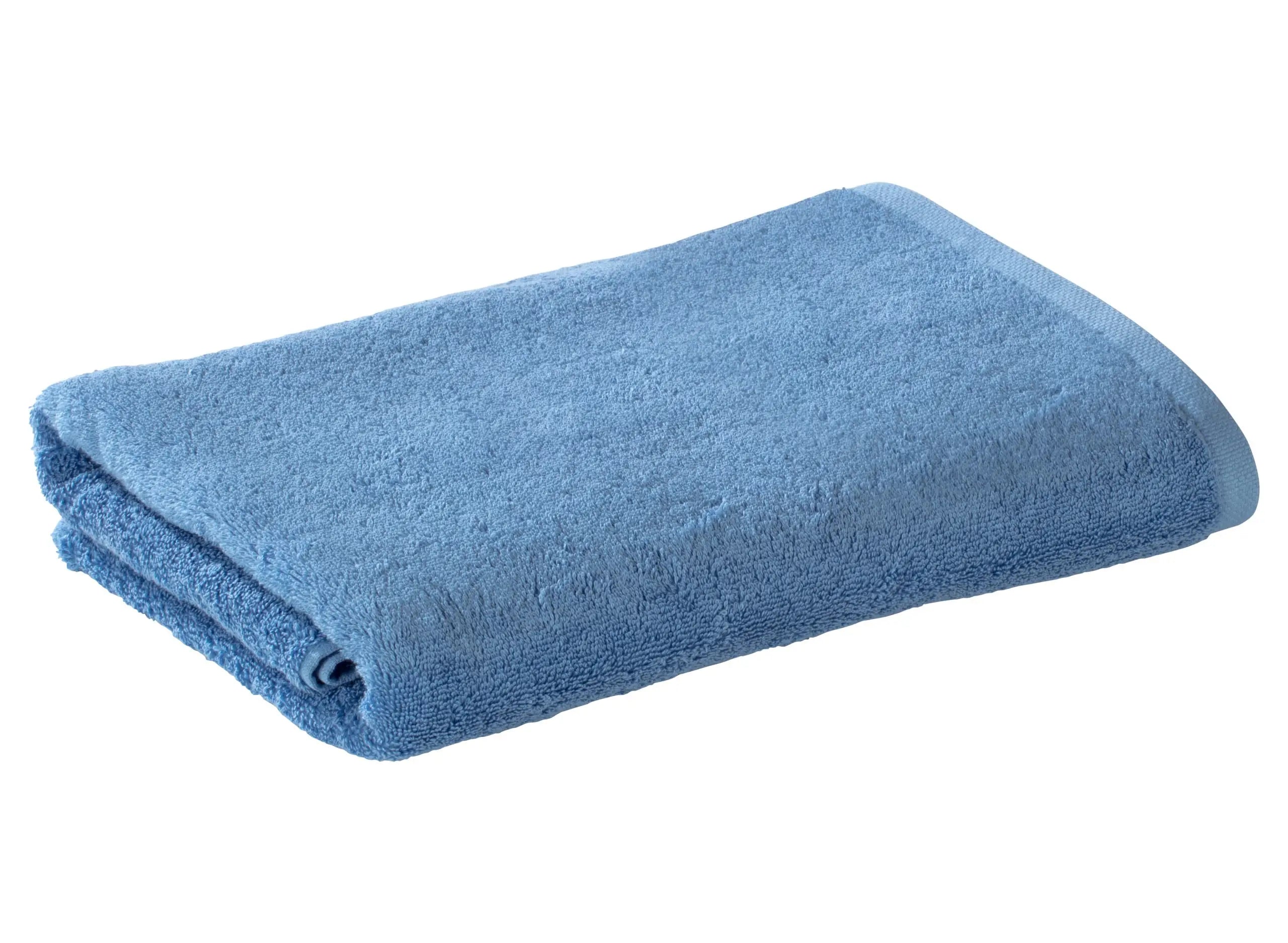 – Blau Bomlins Set aus Hellblau / Handtücher ägyptischer Baumwolle 100 %